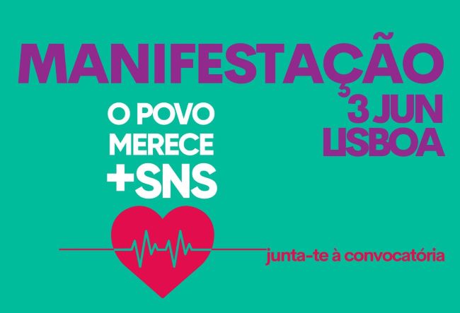 O povo merece + SNS: manifestação em Lisboa, 3 de junho