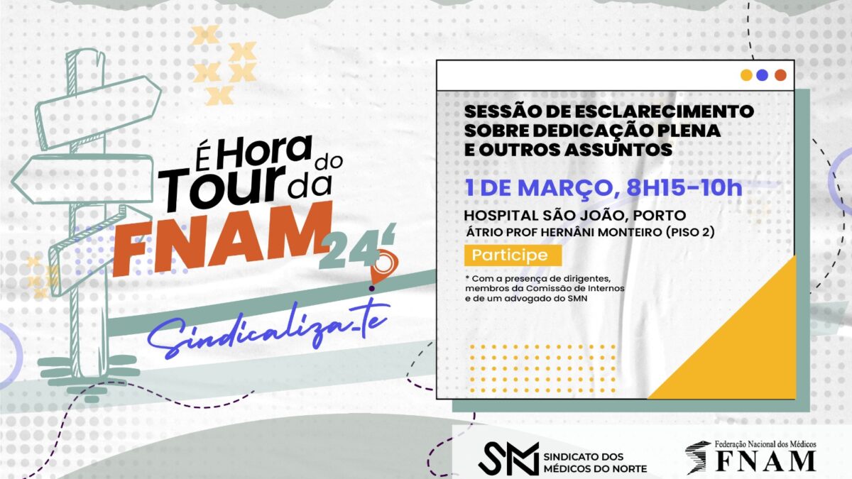 Tour da FNAM 24′ na ULS de São João