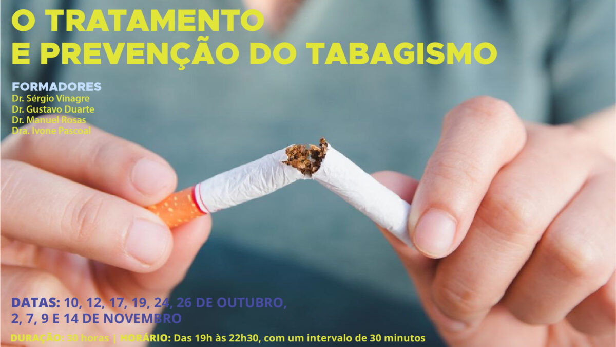 Formação Presencial -Tratamento e Prevenção do Tabagismo