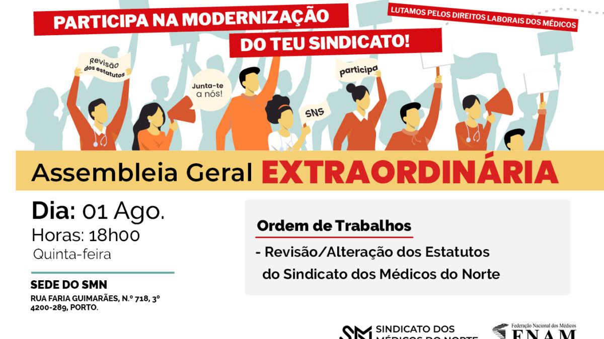 Assembleia Geral Extraordinária – 1 de agosto