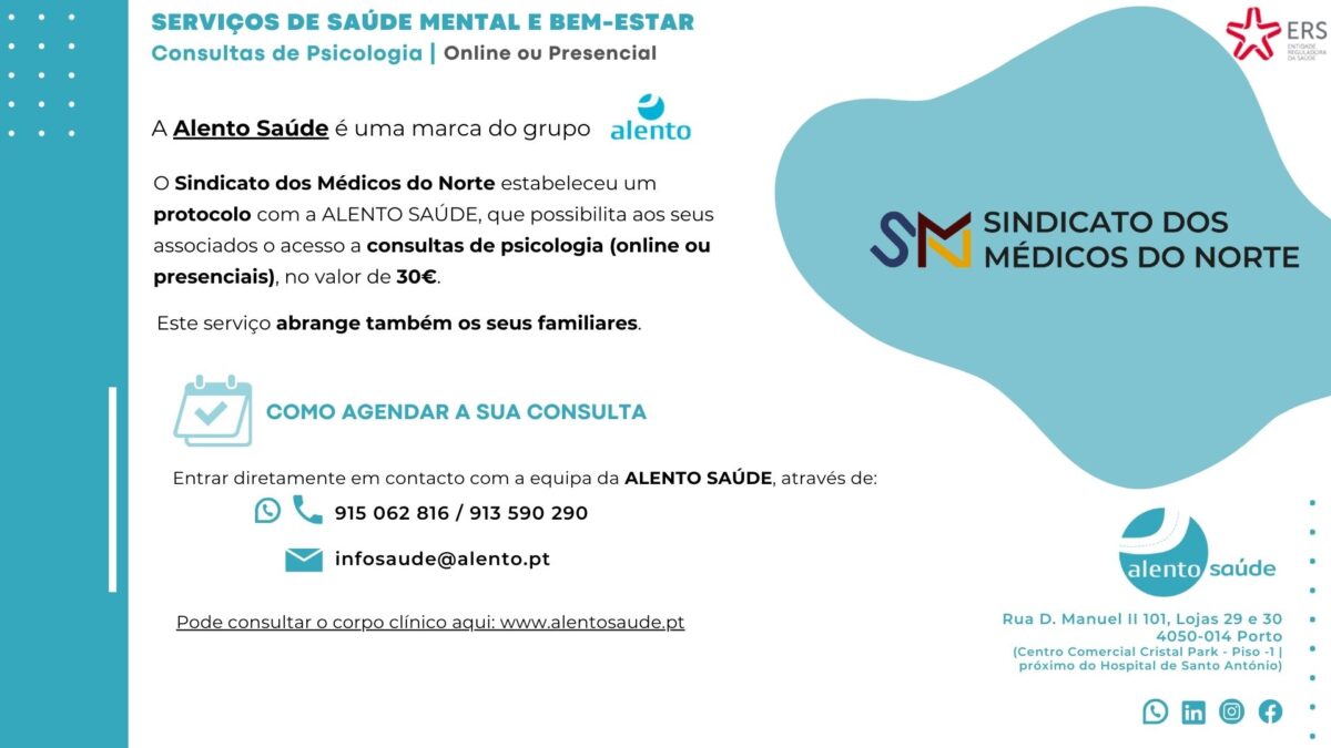 Protocolo de Atendimento Psicológico para Associados/as do Sindicato dos Médicos do Norte