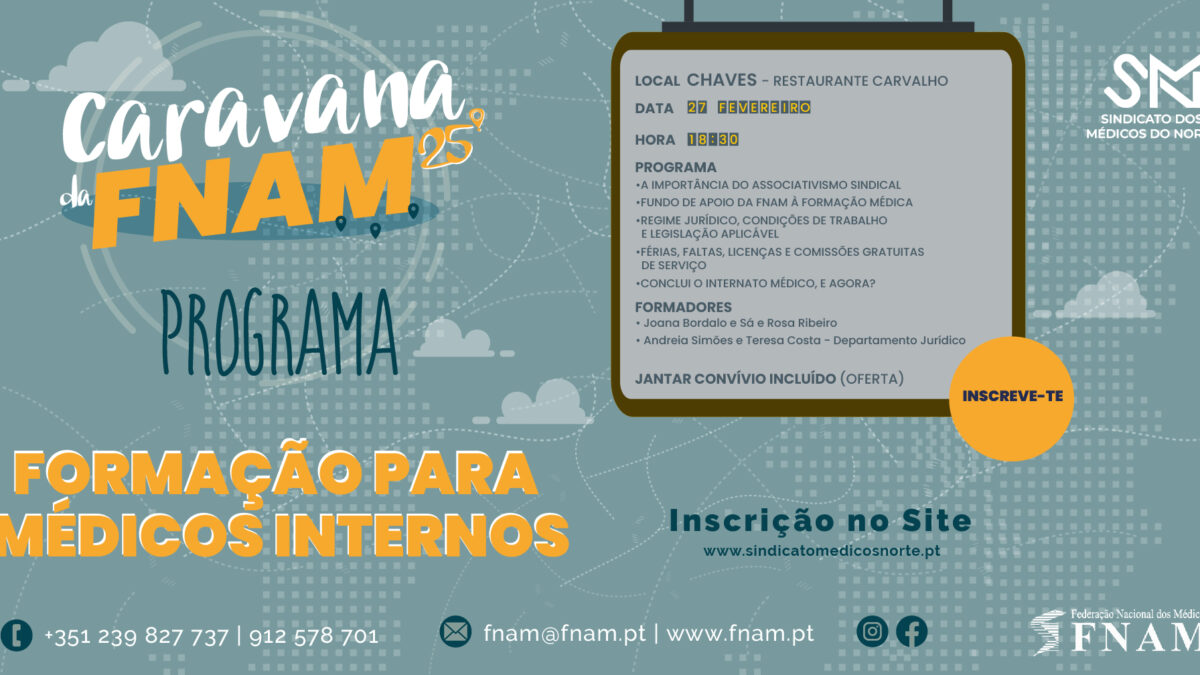 Caravana da FNAM 2025 [formação internos] – Chaves