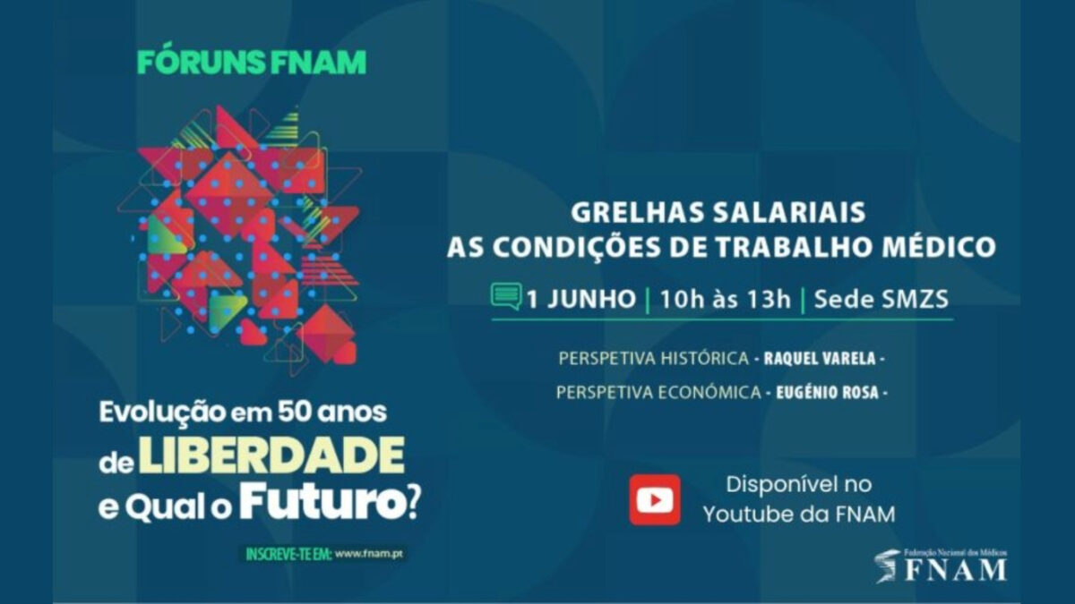 1º Fórum FNAM: Grelhas Salariais – As Condições de Trabalho Médico