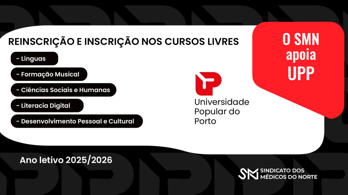 Reinscrição e Inscrição para Cursos livres diurnos [2025/26] | UPP – Universidade Popular do Porto