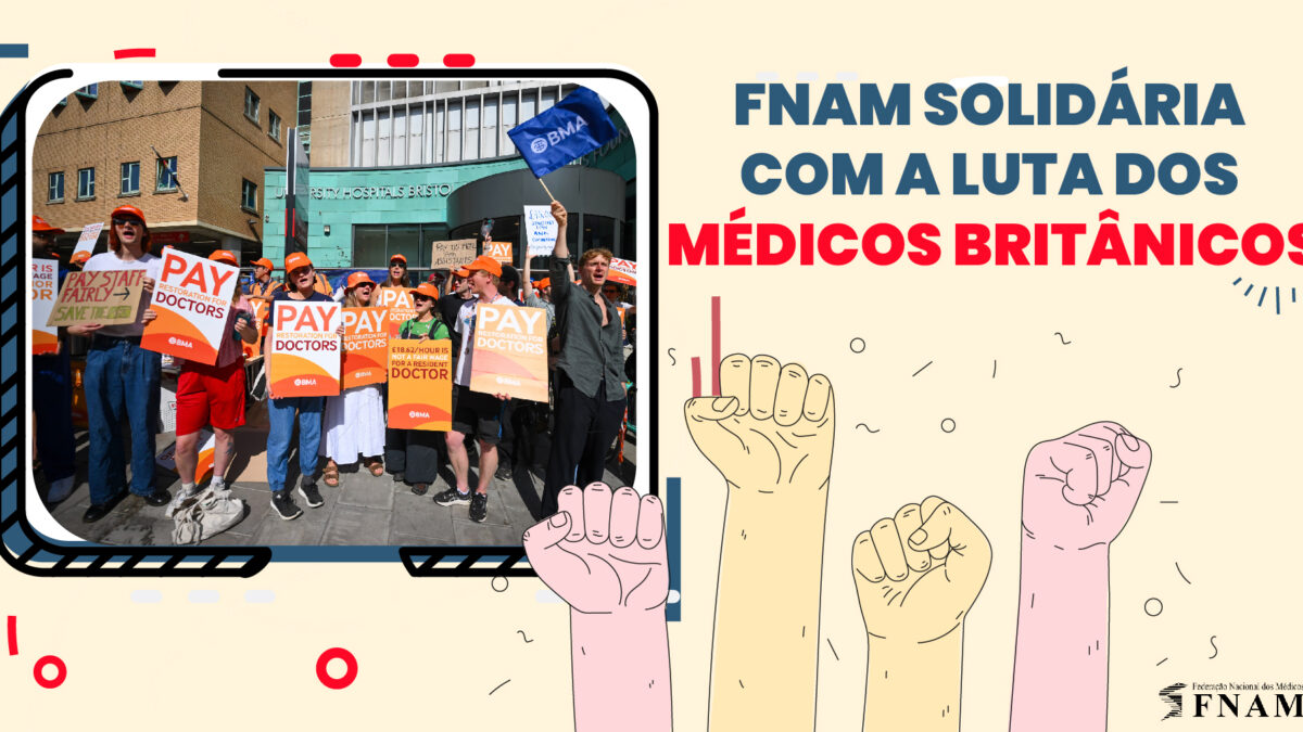 FNAM solidária com os Médicos Internos em greve no Reino Unido