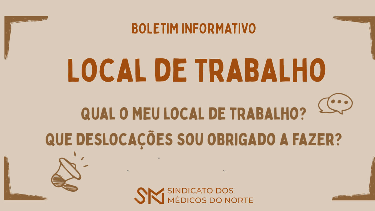 Boletim informativo | Local de Trabalho