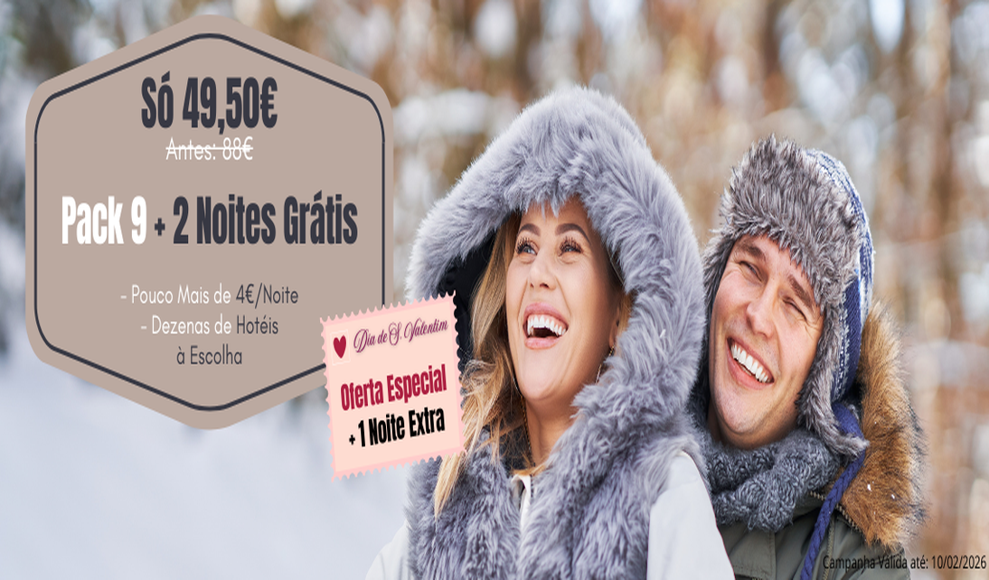 PACK/TALONÁRIO 9 NOITES + 3 Noites de Oferta