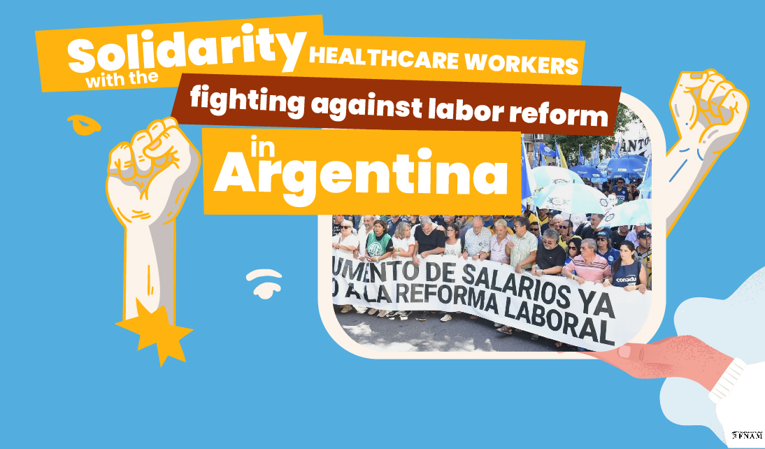 Solidaridad con los profesionales de la salud en lucha contra la reforma laboral en Argentina