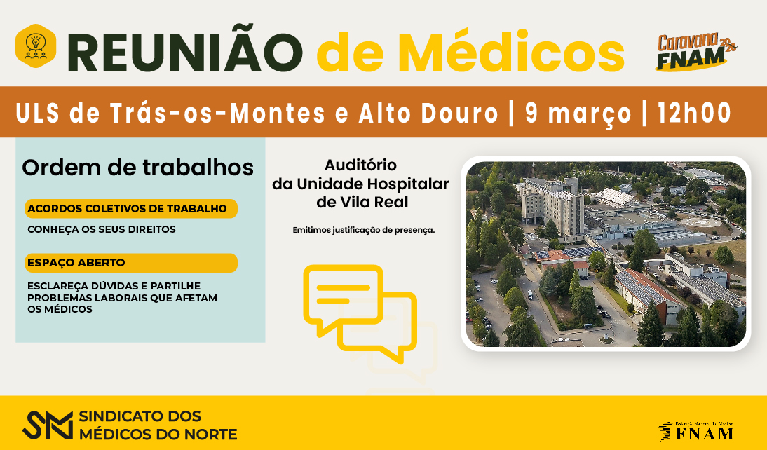 Caravana da FNAM 2026 | ULS de Trás-os-Montes e Alto Douro