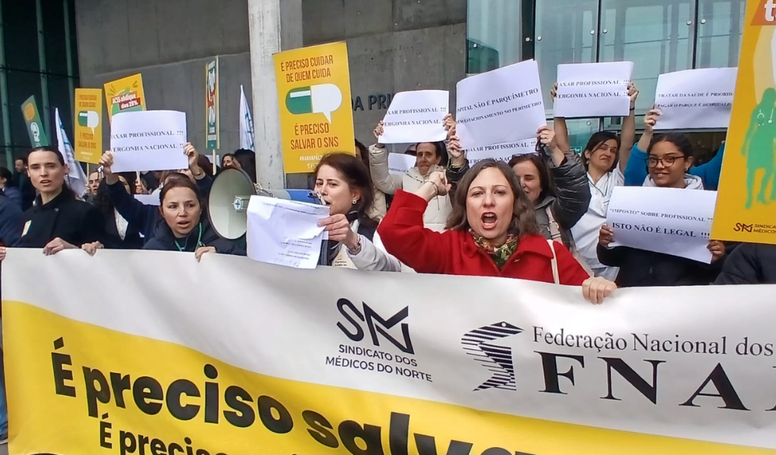 Sindicatos marcam greve para exigir estacionamento gratuito no Hospital de Braga