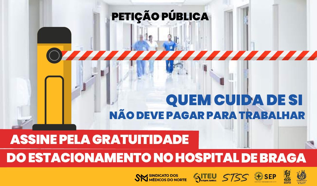 Profissionais e utentes lançam petição pela gratuitidade do estacionamento no Hospital de Braga