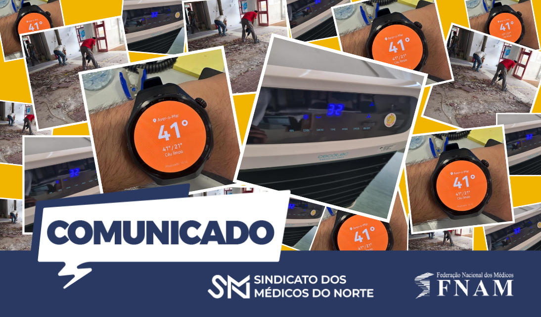 Climatização avariada põe SNS em risco