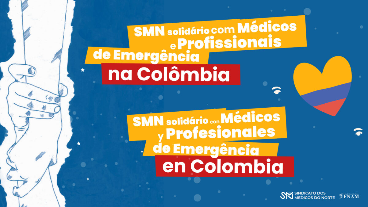 SMN solidário com médicos e profissionais de emergência na Colômbia
