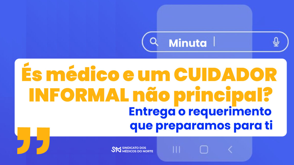 Cuidador Informal Não Principal: minuta para médicos
